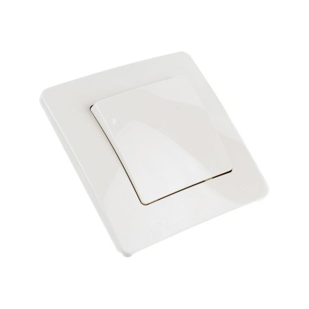 Выключатель встраиваемый Schneider Electric Blanca 1 кл. бежeвый, без подсветки, арт. BLNVS010107