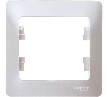 Рамка Schneider Electric Glossa 1 пост, цвет перламутр, арт. GSL000601