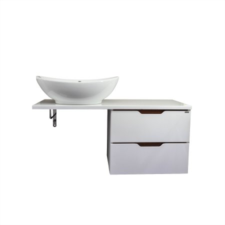 Тумба подвесная Cosmo 62х52х36,5см цвет белый