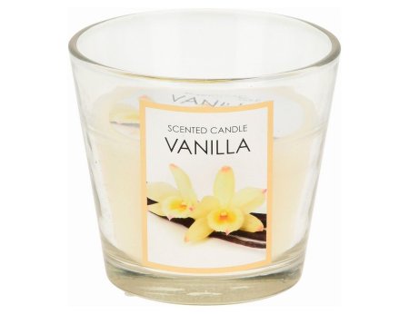 Свеча в стакане Ваниль 1 шт Свеча в стакане Ваниль 1 шт