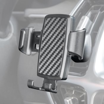 Держатель для навигатора и телефона самозажимной на дефлектор SKYWAY