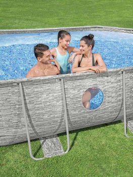 Бассейн каркасный Bestway Steel Pro Max Ротанг 488х305х107см 10949л