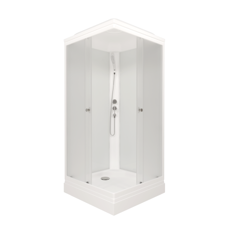 Кабина душевая Тритон Вельвет-К низкий поддон 90х90х217,5см матовое стекло