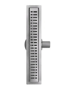 Трап линейный прямой  500х70х50мм хром