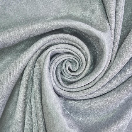 Комплект портьерных штор велюр Витерра 260хжемчужно-серый