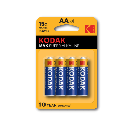Батарейка щелочная MAX SUPER Alkaline AA 4шт/уп.