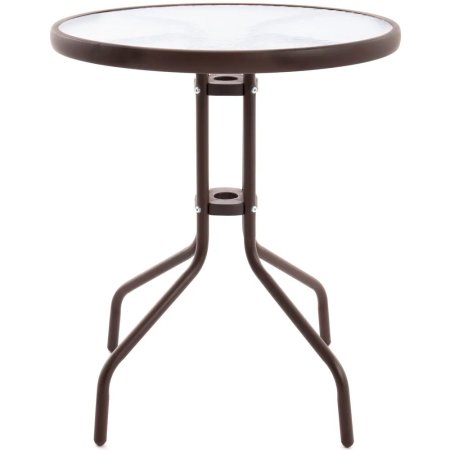 Стол садовый CHST0060-2 60х60х72 см темно-коричневый Стол садовый CHST0060-2 60х60х72 см темно-коричневый