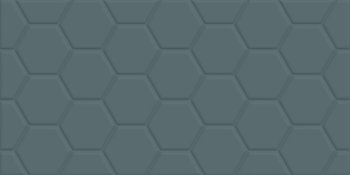 Плитка настенная Edelweiss, Hexagon, Blue 60х30х0,9 см