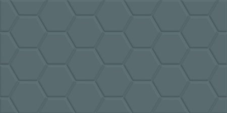 Плитка настенная Edelweiss, Hexagon, Blue 60х30х0,9 см