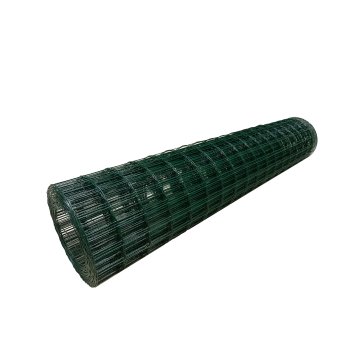 Сетка сварная 55х100мм 2,4мм 1,8х20м с ПВХ покрытием Зеленая