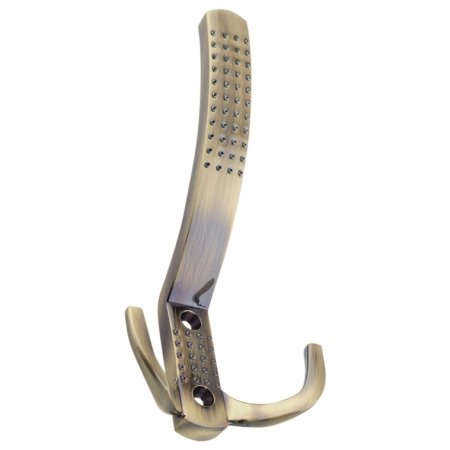 Крючок тройной Trodos перфорированный бронза