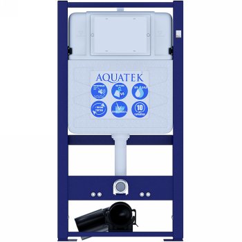 Инсталляция AQUATEK Standart для подвесных унитазов ширина 500 мм