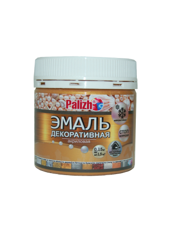 Эмаль акриловая декоративная Palizh золото 0,15 кг