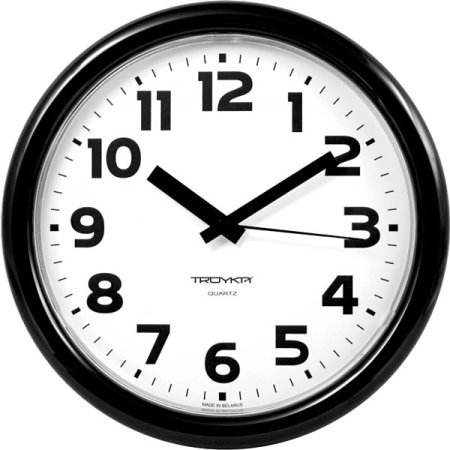 Часы настенные  Классика Ø29см цвет черный