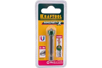 Бита KRAFTOOL PH2 50мм 1/4 (тип Е) 1шт