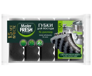 Губка STRONG effect 10х6,8х3,7 см 5шт