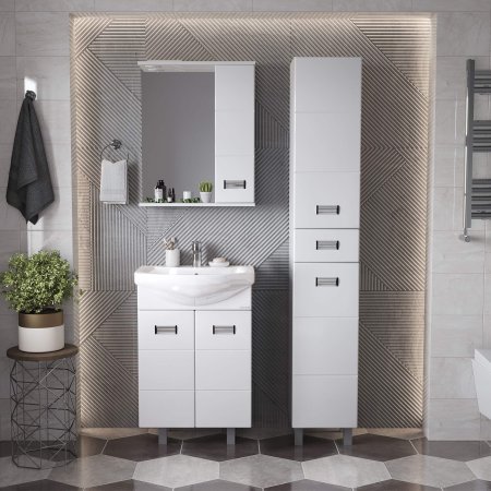 Тумба напольная Балтика 68х66,4х31,6см цвет белый Тумба напольная Балтика 68х66,4х31,6см цвет белый