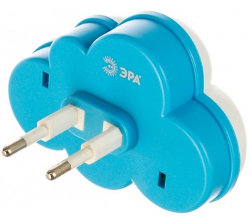 Настольная лампа ЭРА NN-605 0,5Вт LED голубой/белый