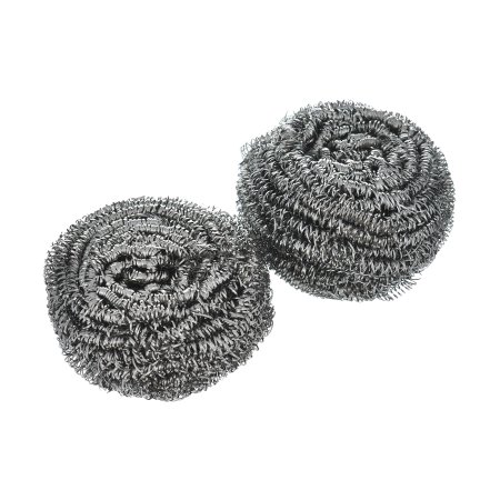 Мочалка металлическая Атолл спираль 8х8х5 см 2 шт