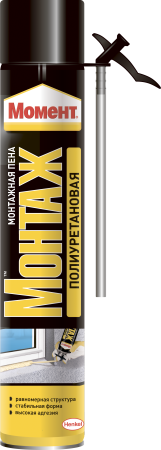Пена монтажная летняя Момент Монтаж с аппликатором 750 мл