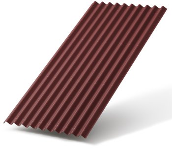 Ондулин лист Smart 1950х950 мм красный