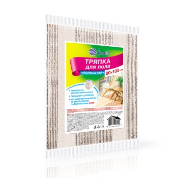 Тряпка для пола полосатая INSULA 100х 80см 1шт