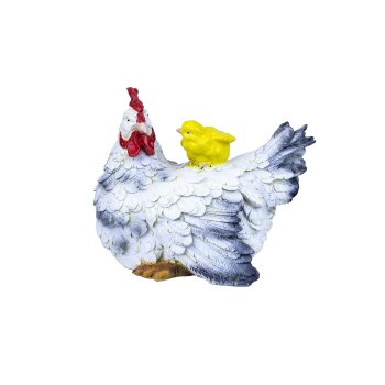 Садовая фигура Курица-наседка 30см