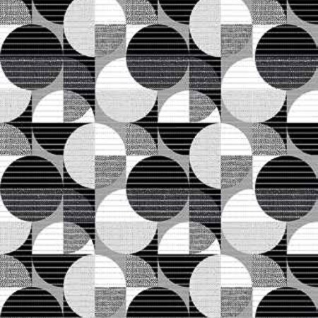 Коврик рулонный для ванной 65см 120D черный/белый DEKOMARIN