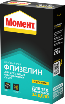 Клей для обоев Момент Флизелин 470 г