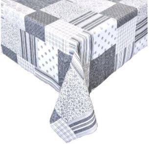 Клеенка ПВХ Adèle Квадраты мультиколор/серый фон 1,4х20м