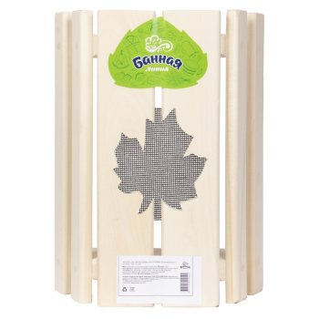 Абажур для бани Банная линия Клиновый лист липа 30х35 см