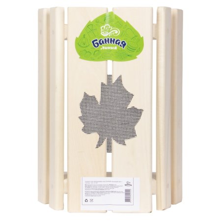 Абажур для бани Банная линия Клиновый лист липа 30х35 см