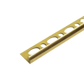 Профиль для плитки наружный 8 мм Золотой 2,5 п.м