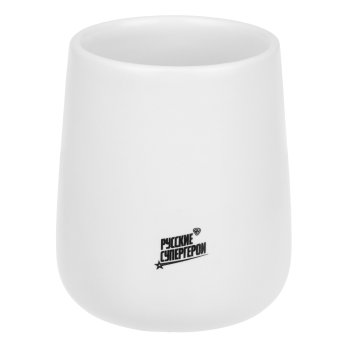 Стакан для зубных щеток Русские Супергерои керамика цвет белый