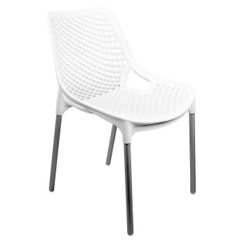 Стул садовый Эврика 45х60х77,5см цвет белый