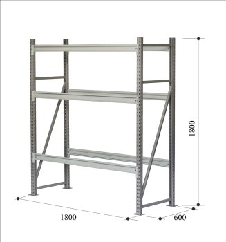 Стеллажная система Steller 1800х1 800х600мм Стеллажная система Steller 1800х1 800х600мм