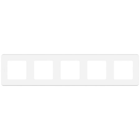 Рамка Legrand Inspiria 5 постов, цвет белый, арт. 673970