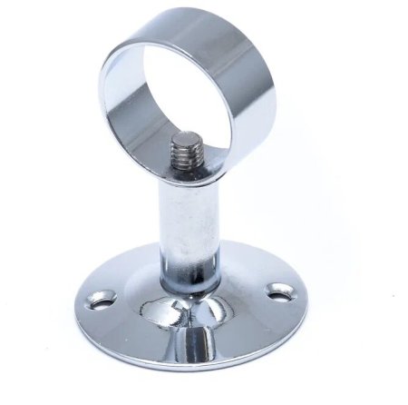 Кронштейн стеновой ТЭРА 1" неразъемный 1 шт хром Кронштейн стеновой ТЭРА 1" неразъемный 1 шт хром