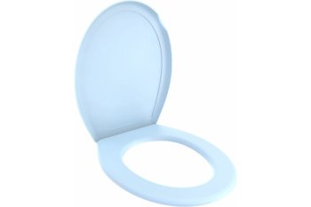 Сиденье для унитаза FOR-LID55 пластик цвет голубой