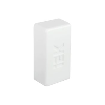 Заглушка торцевая IEK Элекор 15х10 цвет белый уп.4шт.