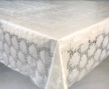Клеенка ПВХ Lace 001 белый 1,32м