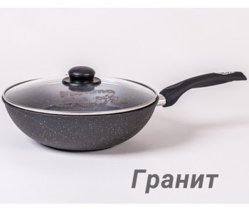 Вок NN Гранит Ø28см h9,5см нет