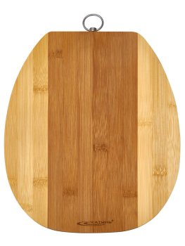 Доска разделочная подвесная 28х24см 10мм бамбук цвет коричневый