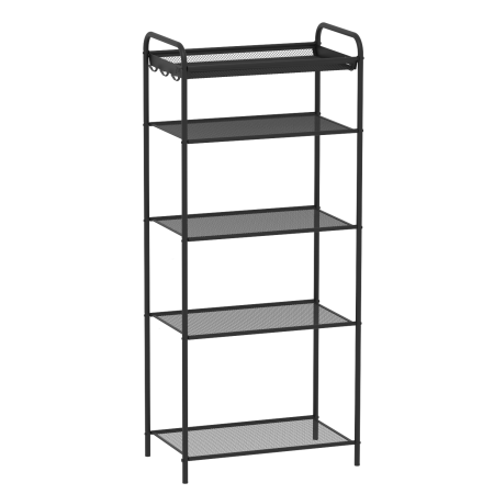 Этажерка для обуви 4-х ярусная Верона 95х 45х 30см цвет черный