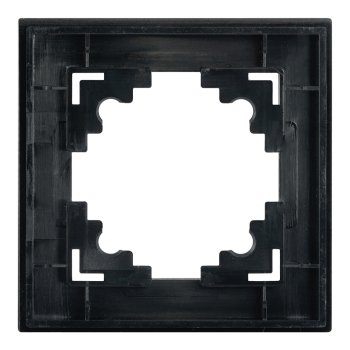 Рамка STEKKER Катрин 1 пост, цвет черный, арт. GFR00-7001-05