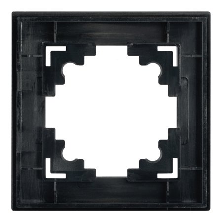 Рамка STEKKER Катрин 1 пост, цвет черный, арт. GFR00-7001-05