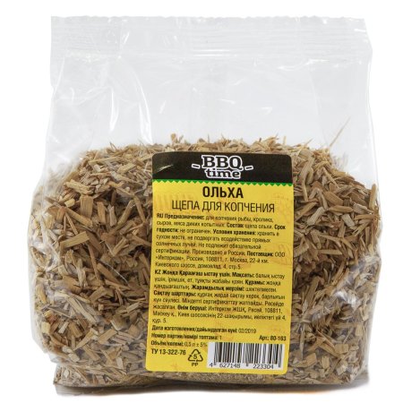 Щепа для копчения Royal Grill ольха 0,5л