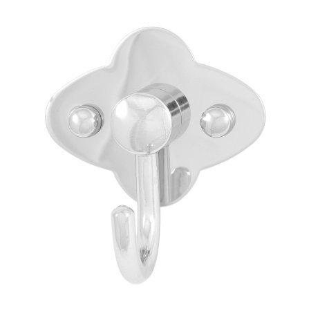 Крючок одинарный Аквалиния цвет серебристый