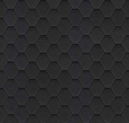 Гибкая битумная черепица Технониколь Оптима черный 3 кв.м