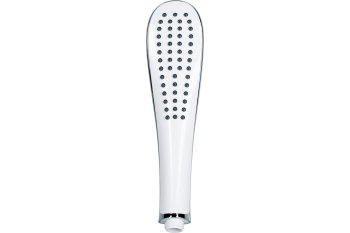 Душевая лейка овальная Hand Shower 1 режим 24,6х6,3см белая
